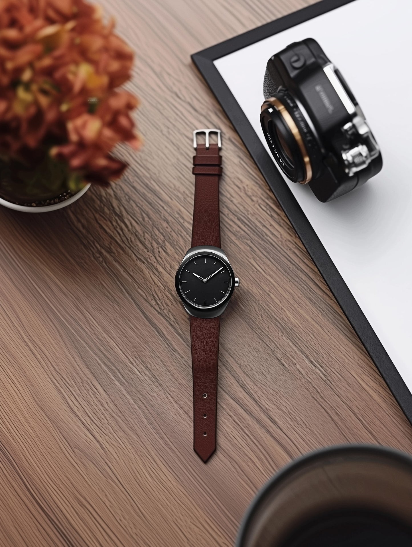 Brown Leather Watch Strap